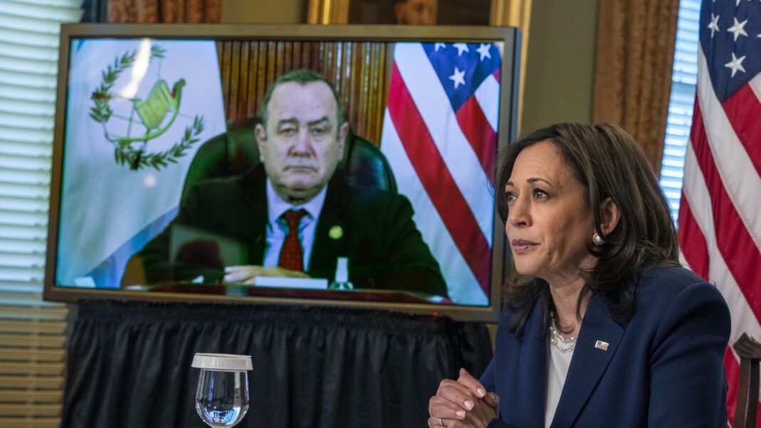 Kamala Harris y Giammattei