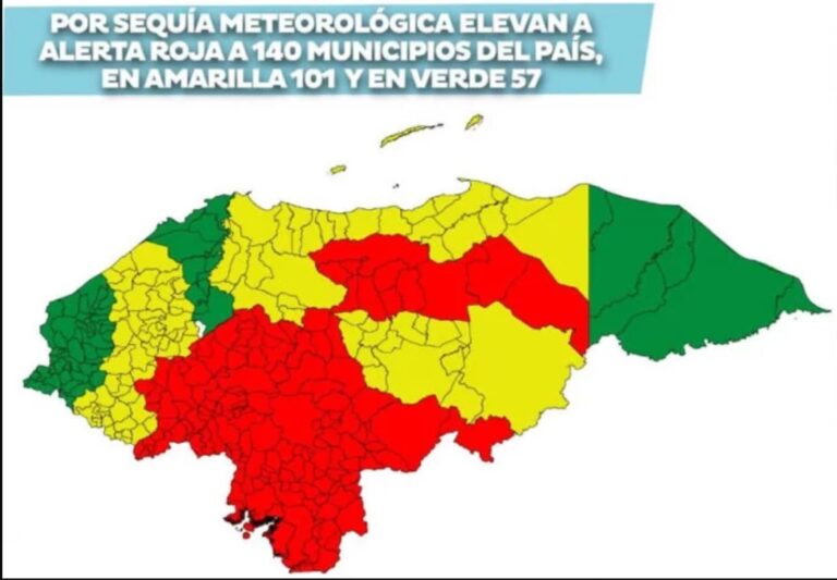 Copeco Declara Alerta Por Sequ A De Los Departamentos Del Pa S