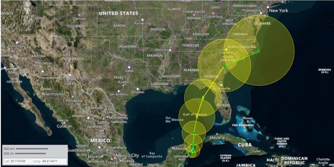 La tormenta tropical Idalia podría convertirse en huracán al llegar a